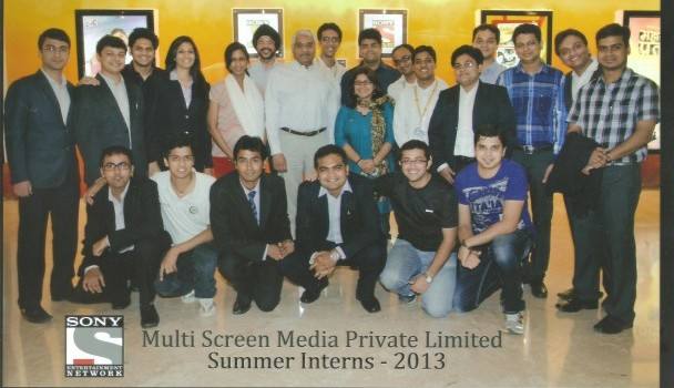 Summer Internship Experience at Sony Entertainment Television - Marketing