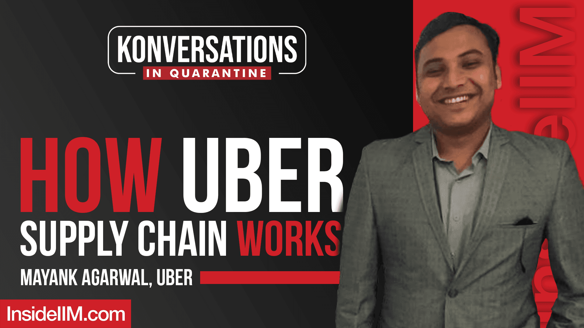 How Uber Supply Chain Works, Ft. Mayank Agarwal, Growth Manager, Uber, IIM L Alum