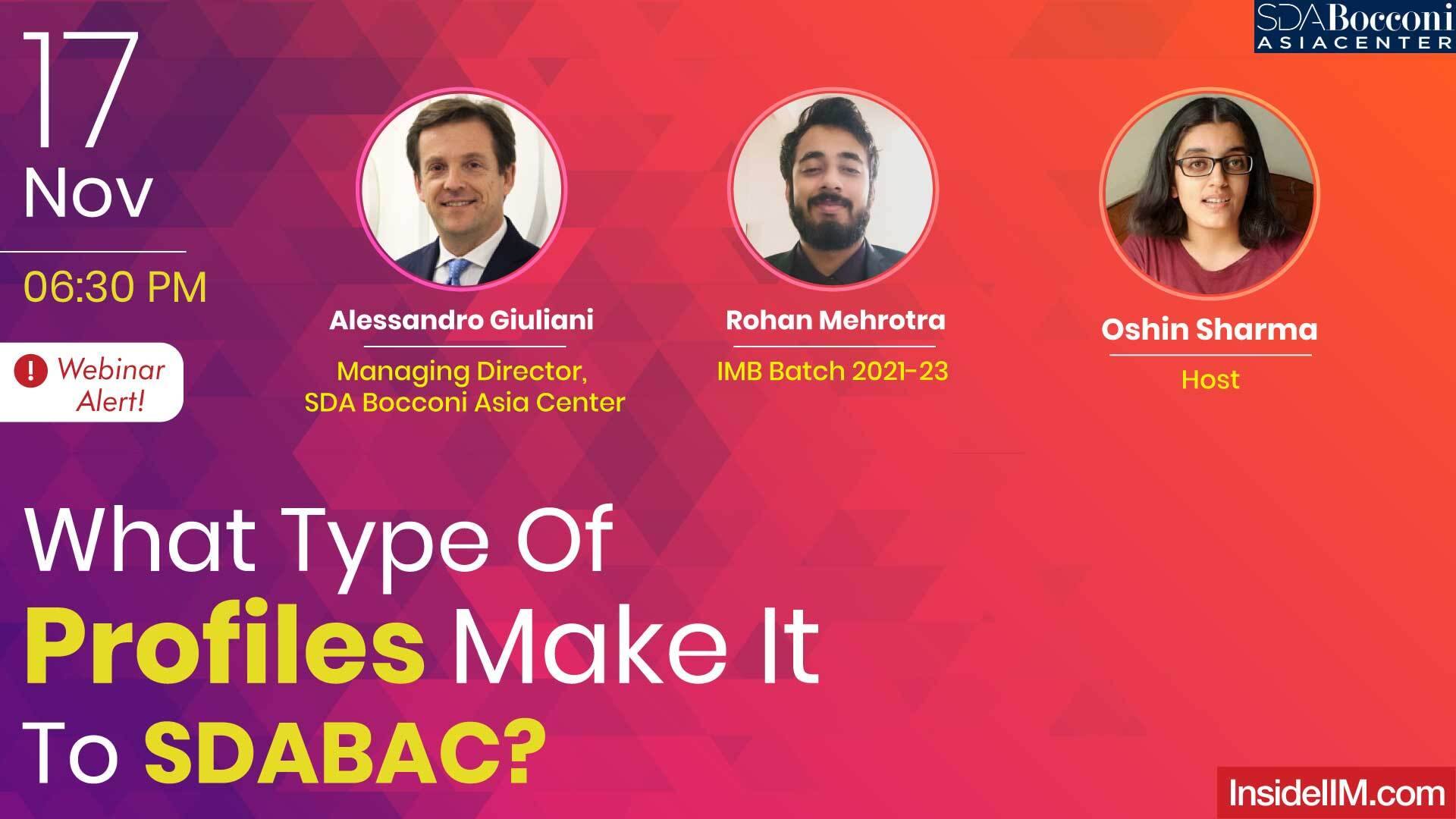 Last Minute Q&A On Admissions And Application For SDABAC