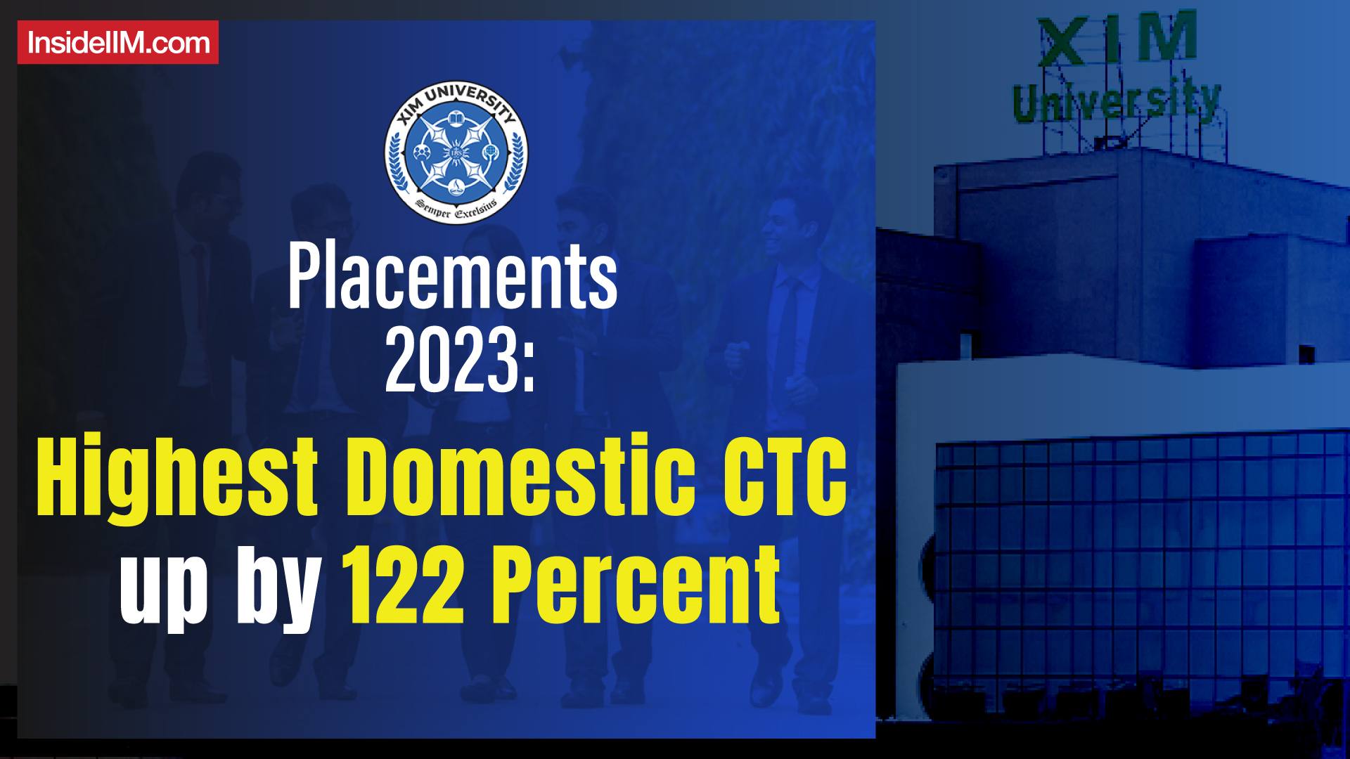 XIMB Placements 2023: Highest Domestic CTC up by 122 Percent