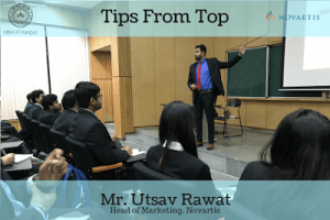 Tips From Top – " Value Based Marketing - Pharmaceutical Industry”. Mr. Utsav Rawat, Head of Marketing, Novartis