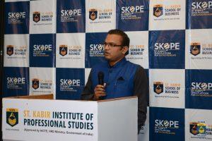 Mr. Bhavesh Patel Guides Aspiring Entrepreneurs Through His Success Story At the SKOPE Talk Of St. Kabir Institute Of Professional Studies
