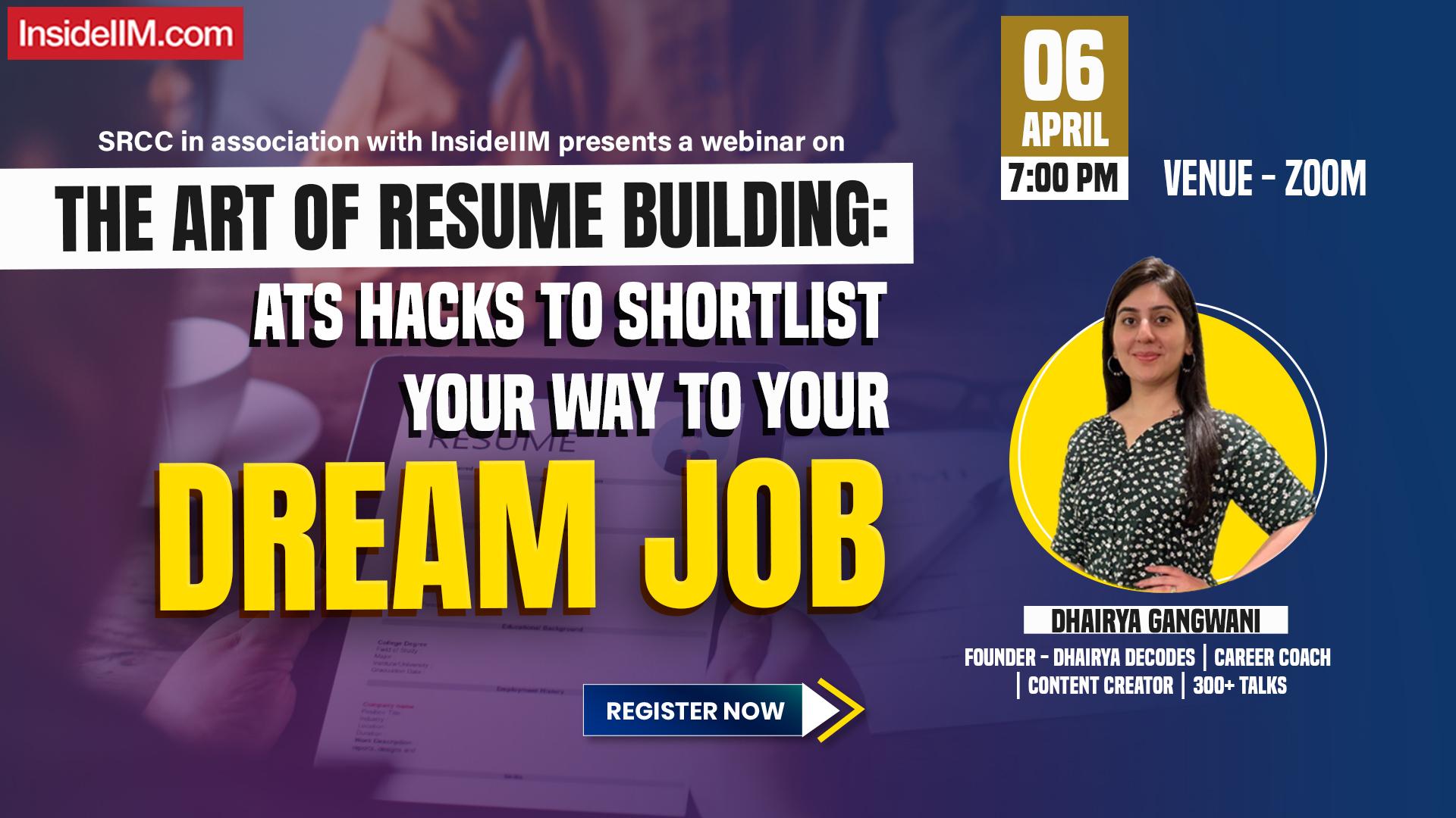 The Art Of Resume Building: ATS Hacks To Shortlist Your Way To Your Dream Job