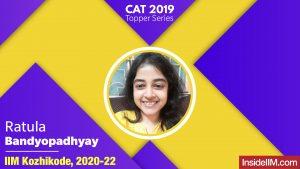An English Literature Grad's Journey To IIM Kozhikode | Ratula Bandyopadhyay