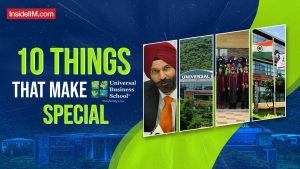 10 Things That Make Universal Business School Special