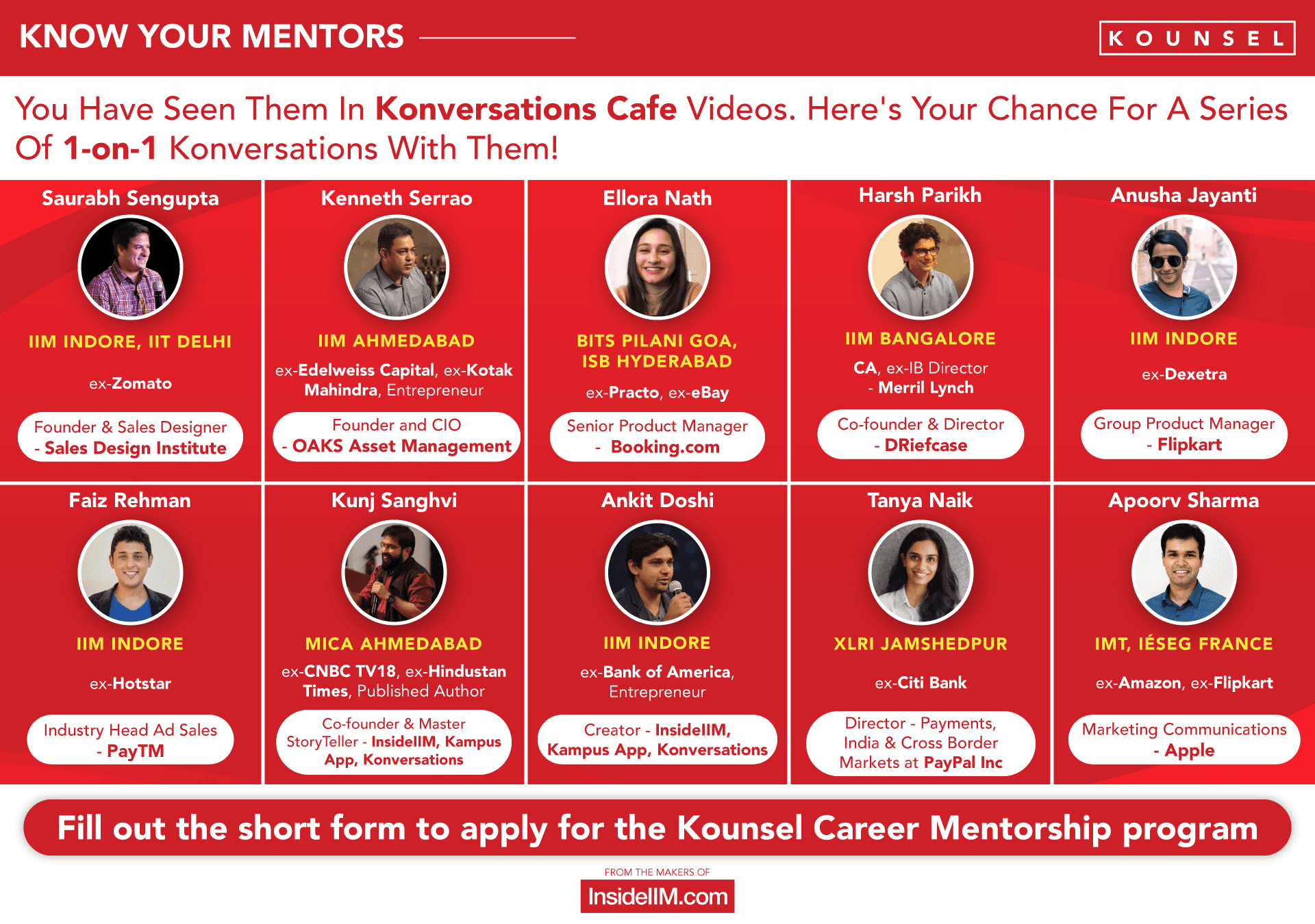 Kounsel 1-ON-1 Mentorship Program
