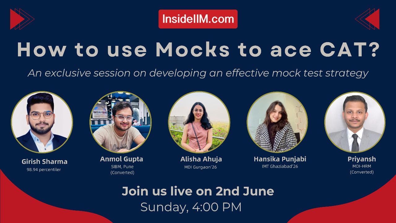 How To Use Mock Tests To Ace CAT 2024?