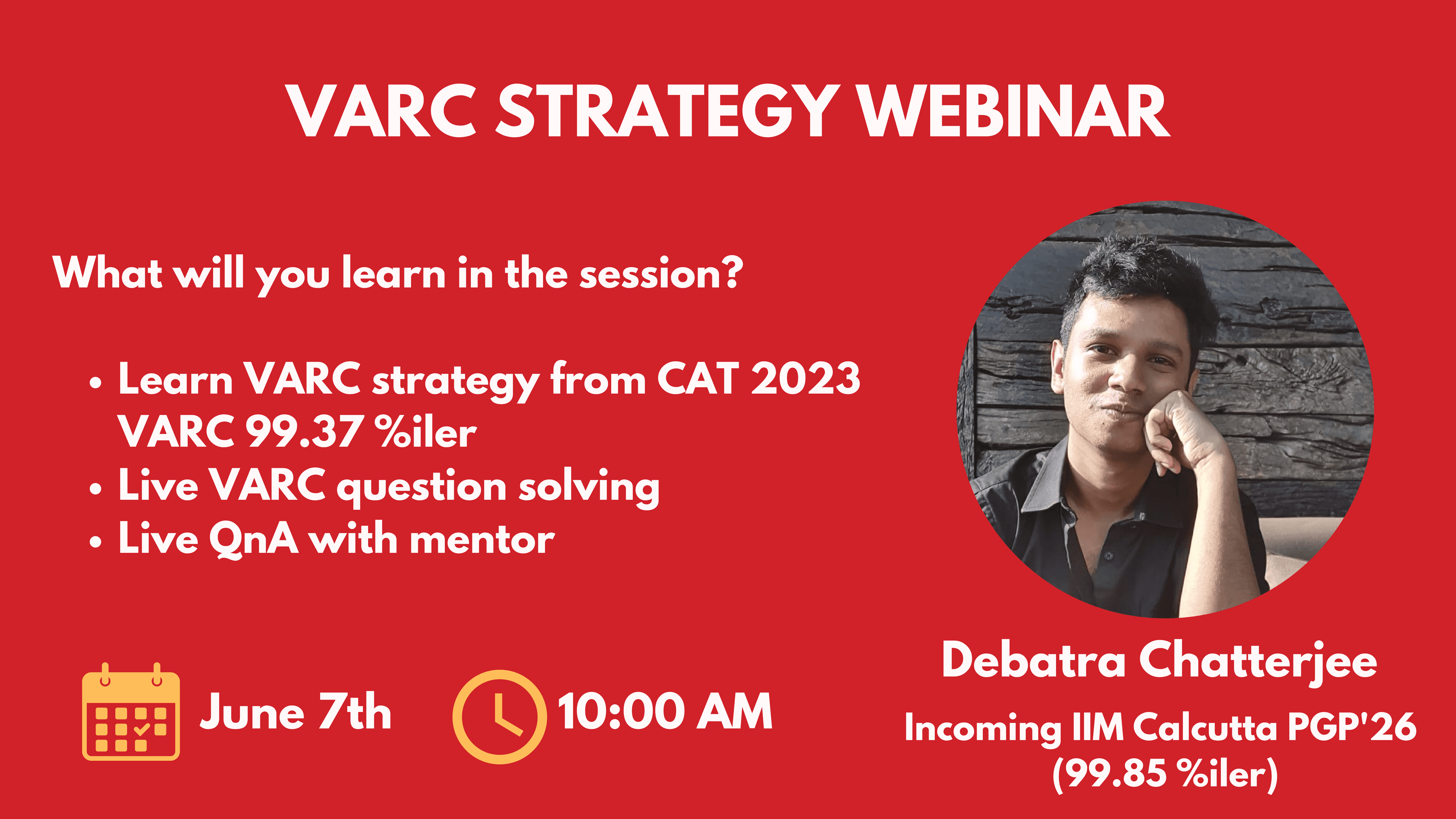 Boost Your VARC Skills: Insights From Debatra C., 99.85%ile, IIM C